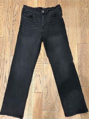 Black jeans, size 8/29 high rise straight leg